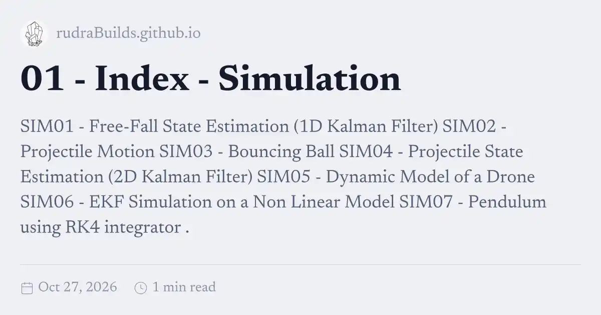 01 - Index - Simulation